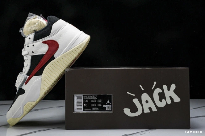 University FZ8117-101 Scott Red x Travis Jumpman Jordan Jack TR 0713